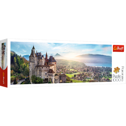 Puzzle 1000 panoramiczne Zamek Menthon Francja 29055