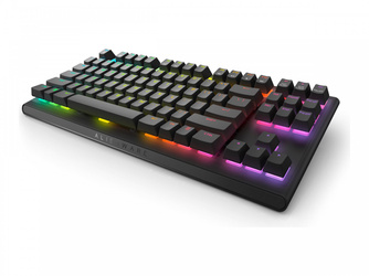 Dell Alienware Tenkeyless AW420K | Gaming Keyboard | Wired | EN | Dark Side of the Moon | CHERRY MX Red