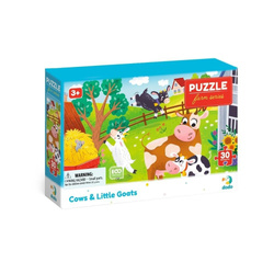 Puzzle Krowy i kozy 30el