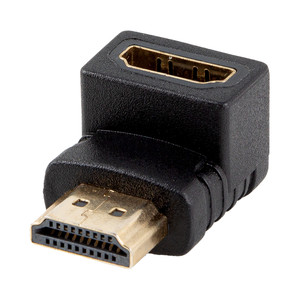 LANBERG AD-HDMI-03 adapter HDMI - HDMI M/F 4K kątowy dół czarny