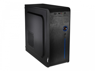 AKYGA Obudowa Midi ATX AK939BL 2x USB 2.0 czarna bez PSU