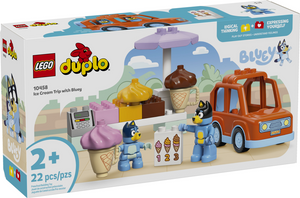 LEGO DUPLO BLUEY Wyprawa po lody z Blue 10458