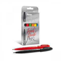 Pisak/pędzelek do kaligrafii SES15 6 kolorów