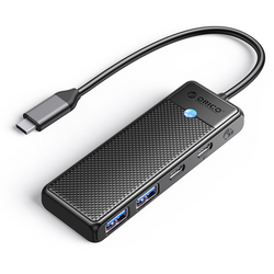 Orico Hub USB-C 2x USB-A, port USB-C 100W czarny