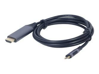 GEMBIRD CC-USB3C-HDMI-01-6 Kabel USB Type-C do HDMI szary 1.8m