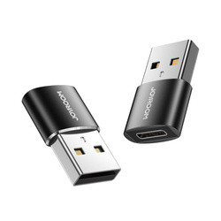 Joyroom przejściówka USB-C (żeński) na USB (męski)