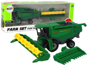 Kombajn aluminiowy zielony