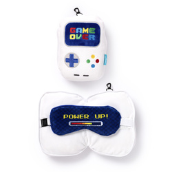 Poduszka podróżna z maską na oczy-Game Over-Relaxeazzz CUSH248