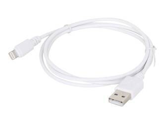 GEMBIRD CC-USB2-AMLM-2M-W Gembird kabel USB do 8-pin ładowanie transmisja (Ipad,Iphone5/6/7/8/X) 2m biał