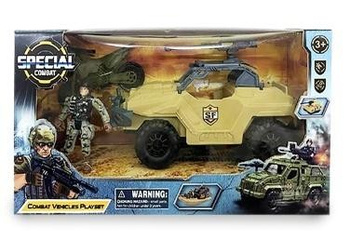 Zestaw wojskowy z pojazdem