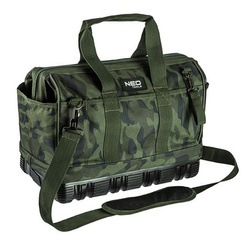 Outdoor taška, moro, poliester, 84-322, wodoodporne dno, regulowane ramiączka, Neo Tools