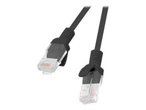 LANBERG PCU5-20CC-0200-BK Lanberg Patchcord RJ45, kat. 5e, UTP, 2m, czarny, op. zbiorcze 10 szt