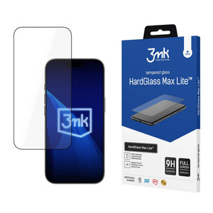 Szkło hartowane 3mk HardGlass Max Lite Black na iPhone Air
