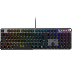 MSI STRIKE 600 SILENT US | Gaming Keyboard | Wired | US | USB 2.0 | KAILH Midnight PRO Silent Tactile