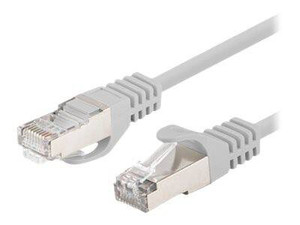 LANBERG Patchcord Cat.6 FTP 0.25m grey 10-pack