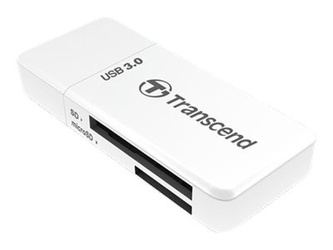 TRANSCEND TS-RDF5W Transcend card reader USB 3.1 Gen 1 SD/microSD white