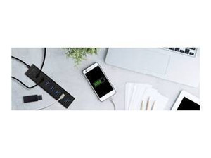 ICY BOX IB-HUB1700-U3 Hub 7-portowy z interfejsem USB typu A i zasilaczem