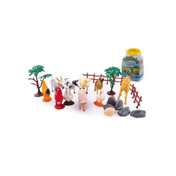 Figurki zwierząt domowych 19szt