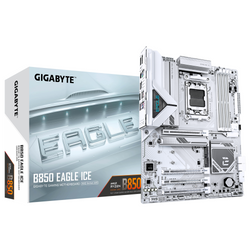 Gigabyte B850 EAGLE ICE | Processor family AMD | Processor socket AM5 | DDR5 | Supported hard disk drive interfaces SATA, M.2 | Number of SATA connect
