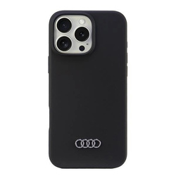 Etui Audi Silicone Case na iPhone 16 Pro Max 6.9` - czarne