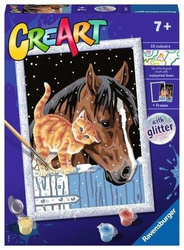 CreArt dla dzieci: Koń i kotek
