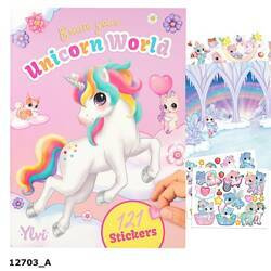 Zestaw kreatywny z naklejkami Jednorożec 12703A