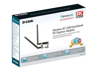 DLINK DWA-582 D-Link Wireless AC1200 DualBand PCIe Adapter