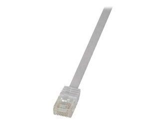LOGILINK CF2061U LOGILINK Płaski Patch cord U/UTP kat.6, biały 3m