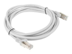 LANBERG PCF5-10CC-0025-S Lanberg Patchcord RJ45, kat. 5e, FTP, 0.25m, szary