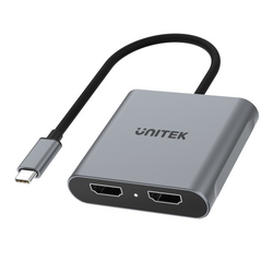 Unitek Adapter USB-C na 2x HDMI 4K MST