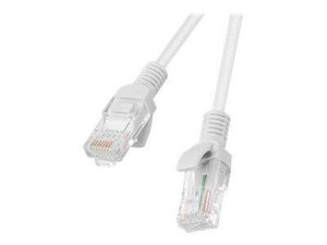 LANBERG PCU6-20CC-0050-S Lanberg Patchcord RJ45, kat. 6, UTP, 0.5m, szary, op. zbiorcze 10 szt