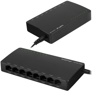 LANBERG switch DSP2-1008-12V 8-port 1Gbps 12v