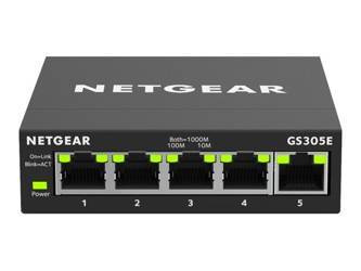 NETGEAR GS305E-100PES Netgear 5PT GIGE SMART MANAGED PLUS SOHO SWITCH (GS305E)