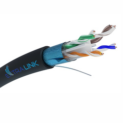 Extralink CAT6 FTP (F/UTP) V2 Zewnętrzny | Kabel sieciowy skrętka | 50M