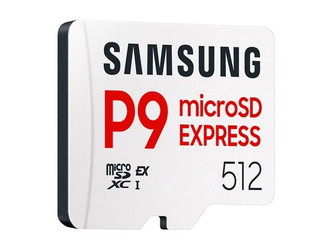 SAMSUNG P9 Express microSD Express Card 512GB 4K UHD NVMe 1.3 800 MB/s Read 310 MB/s Write Memory card for Nintendo Switch 2
