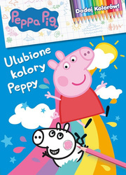 Ulubione kolory Peppy. Świnka Peppa. Dodaj kolorów