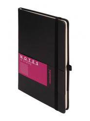 Notes Memofix A5 kratka czarny