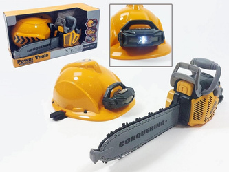 Zestaw piła łańcuchowa + kask