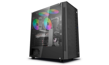 Deepcool | MATREXX 55 MESH | Side window | Black | E-ATX | Power supply included No | ATX PS2 （Length less than 170mm)