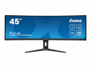 IIYAMA XCB4594DQSN-B1 44.5inch ETE VA DQHD 165Hz 450cd/m2 0.8ms MPRT Speakers USB-C Dock DP 2xHDMI KVM 3xUSB3.2 13cm Height Adj.