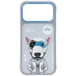 Etui Nimmy Cool&Cute 2.0 nag na iPhone 17 Pro Max - szare