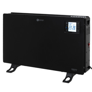 Camry Fan Heater with Remote Control | CR 7739 | Convection Heater | 2000 W | Number of power levels 3 (750W/1250W/2000W) | Black