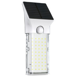 Solarna bakteriobójcza lampa UV 1000lm 3w1, kinkiet, latarka, neutralizacja wirusów, LED x20, PV 1W, czujnik ruchu i zmierzchowy