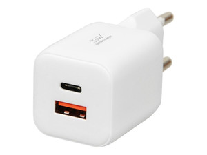 IBOX Wall charger C-42 PD33W USB A+C cable USB-C to USB-C WHITE