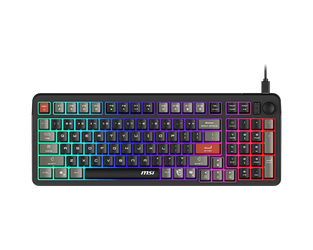 MSI FORGE GK110 US | Gaming keyboard | Wired | US | Black | USB 2.0 | Membrane