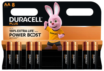 DURACELL Plus Boost MN1500 AA BL8 | Duracell