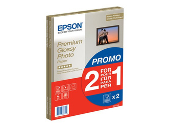 EPSON Premium glossy photo paper inkjet 255g/m2 A4 2x15 sheets 1-pack BOGOF