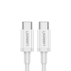 Kabel Ugreen US264 60518 USB-C / USB-C PD QC AFC 1m - biały