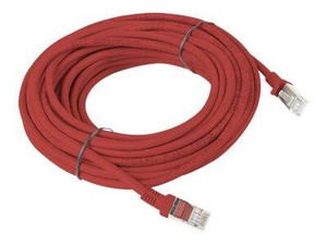 LANBERG PCU6-10CC-1500-R Lanberg Patchcord RJ45 kat. 6 UTP 15m czerwony