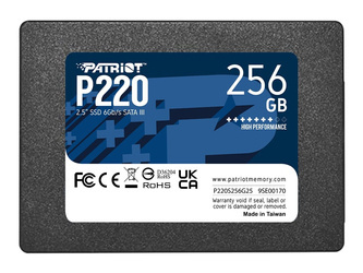 PATRIOT P220 256GB SATA3 2.5inch SSD